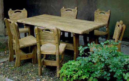Śliczne meble w rustykalnym stylu - komplet